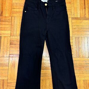 Frame Le Crop Boot Mini Black Size 23